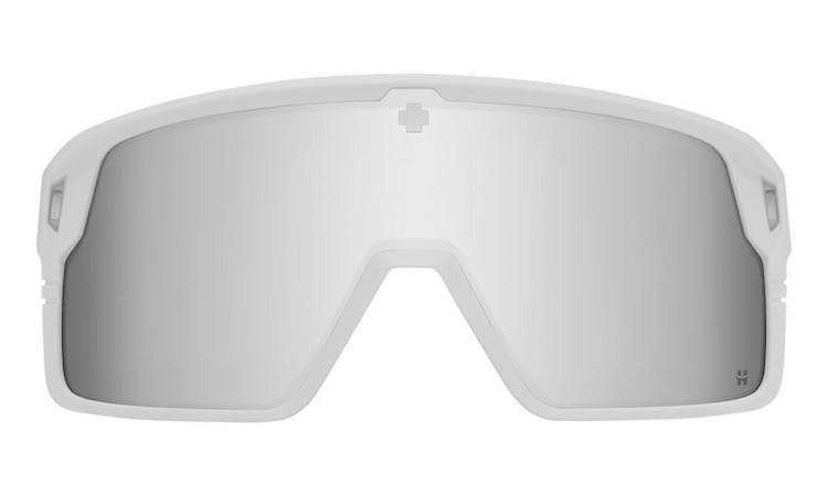 Product gallery image number 2 for product Monolith Sunglasses  - Matte White - Happy Bronze Platinum Spectra Mirror