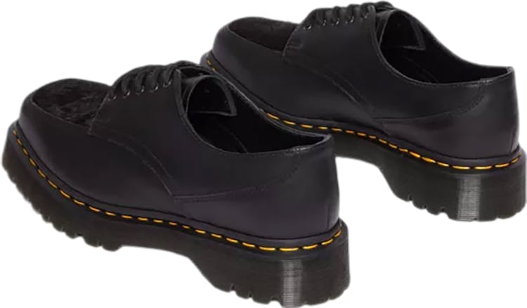 Product gallery image number 6 for product 5-Eye Bex Square Toe Hair-On & Leather Shoes - Unisex