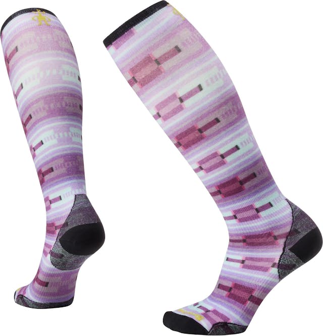 Product image for Ski Zero Cushion Flirt with Me Print OTC Socks - Women’s