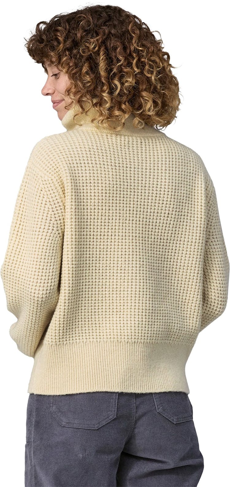 Product gallery image number 4 for product Recycled Wool-Blend 1/4 Zip Sweater - Women's