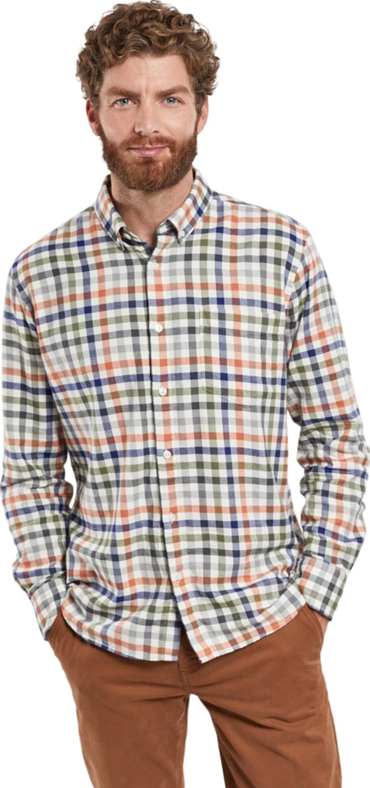 Product gallery image number 1 for product Checked Flannel Shirt - Men's