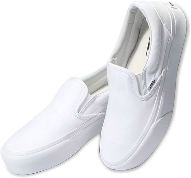 Product gallery image number 3 for product Embossed Classic Slip-On Platform Shoes - Unisex