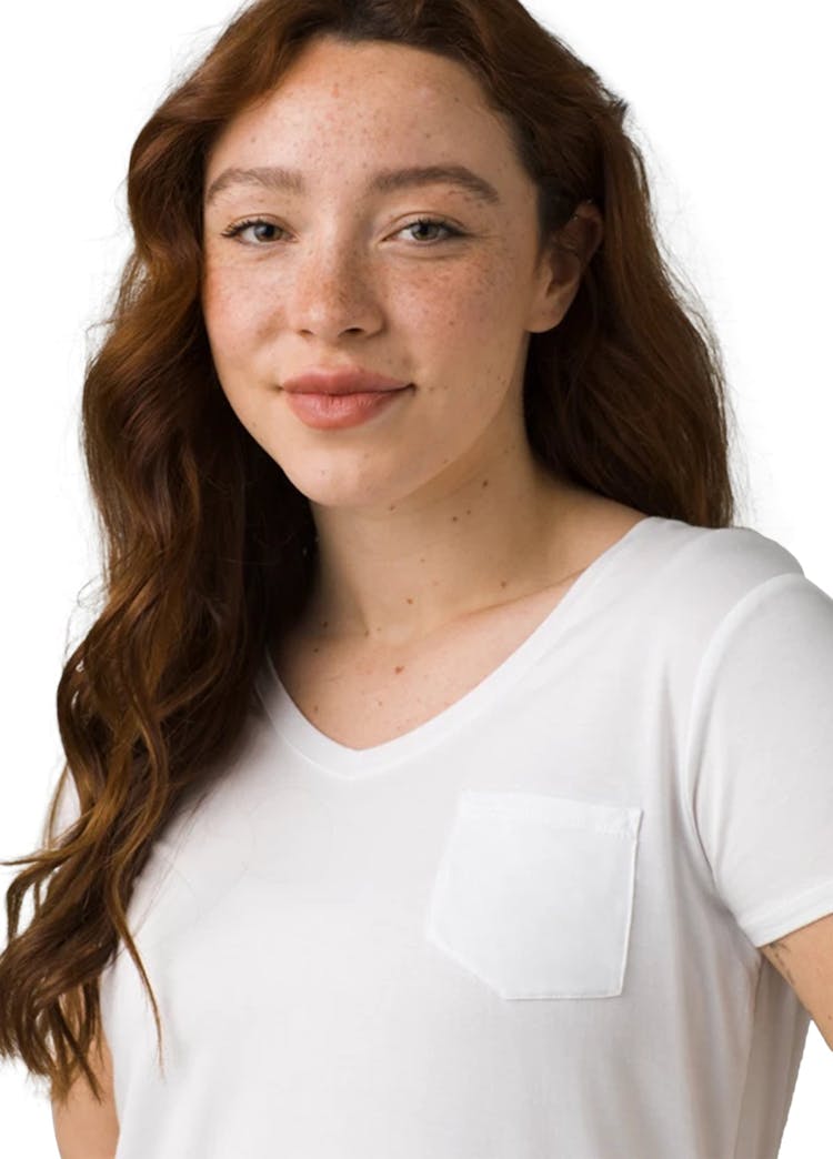 Product gallery image number 7 for product Foundation Short Sleeve V Neck Top - Women's