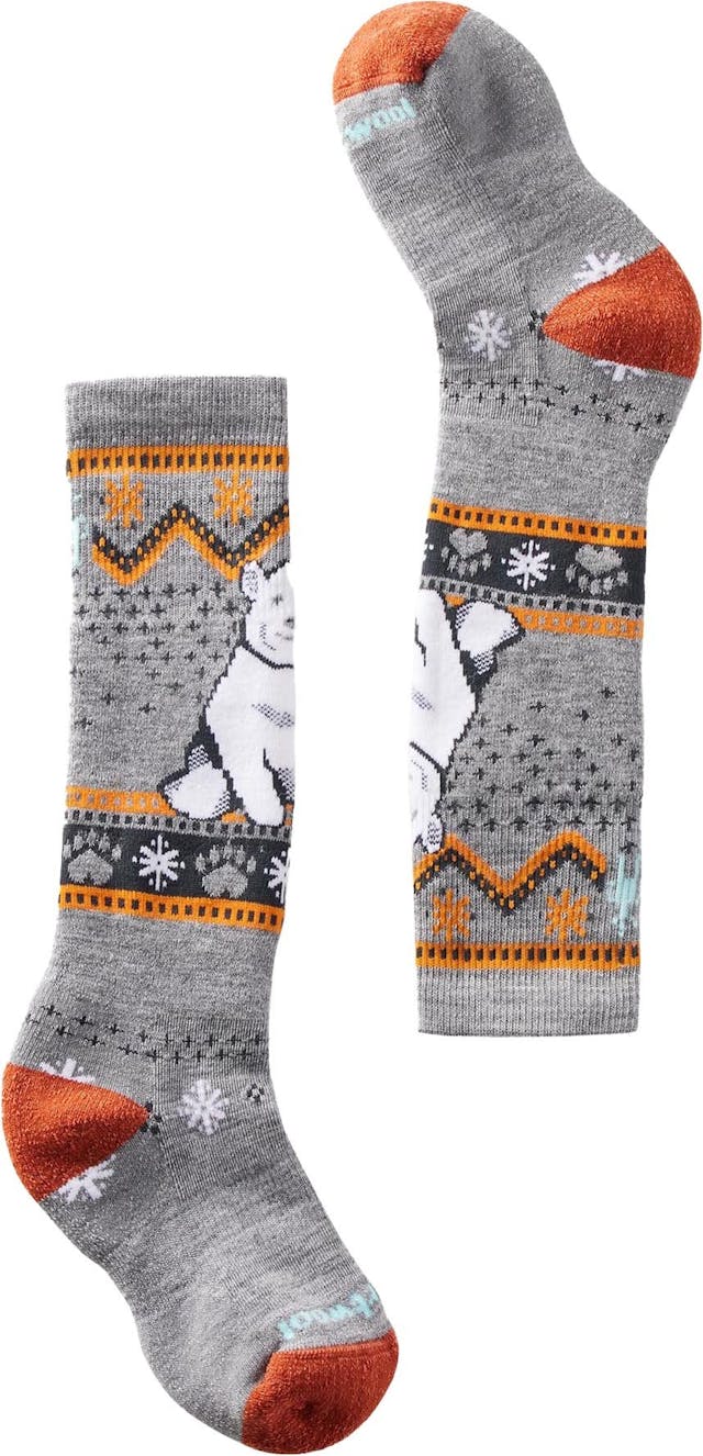 Product image for Wintersport Full Cushion Polar Bear Pattern OTC Socks - Kid's