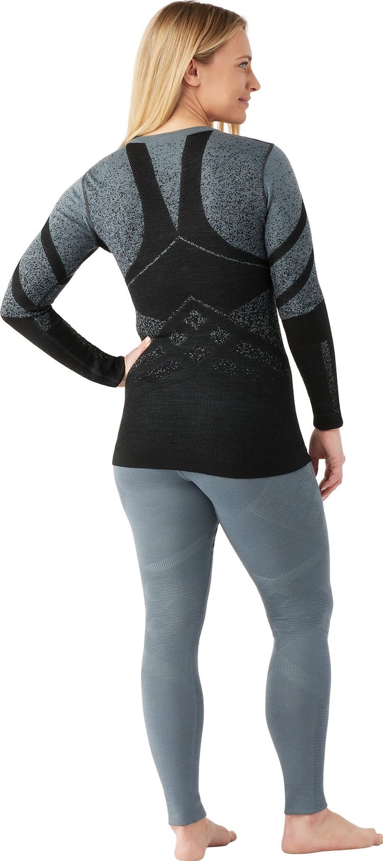 Product gallery image number 3 for product Intraknit Merino 200 Pattern Crew Pullover - Women's