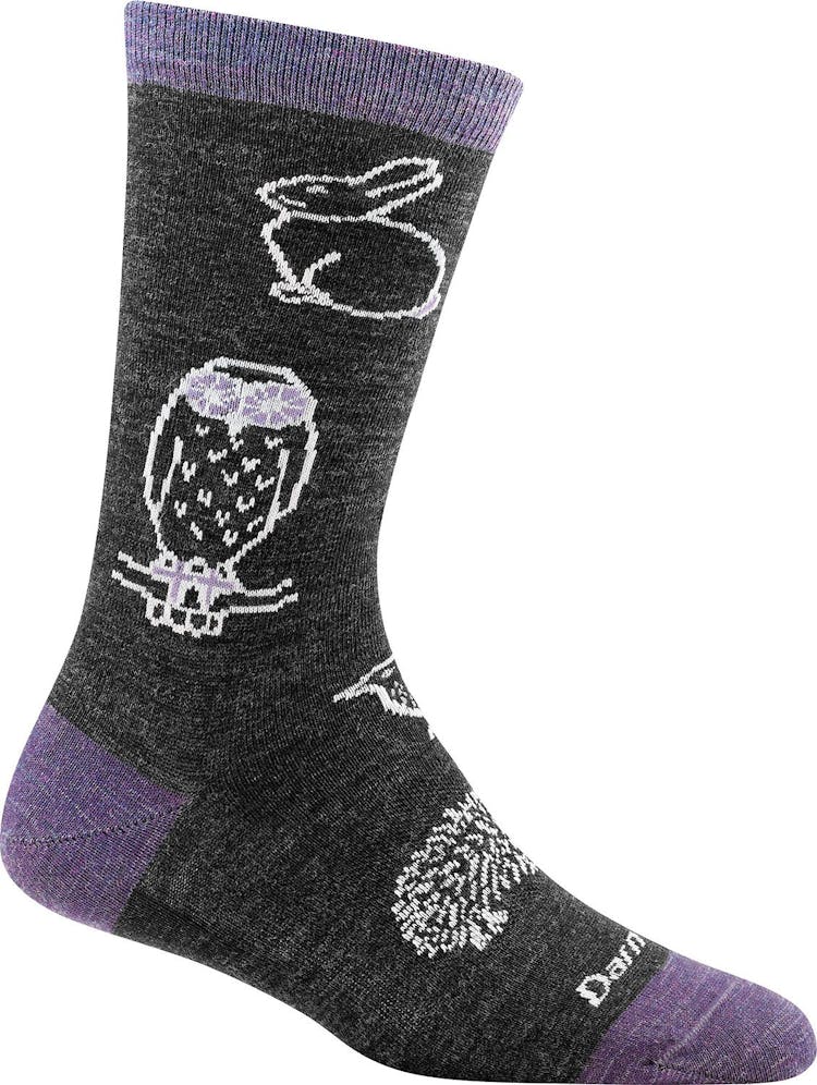 Product gallery image number 1 for product Woodland Creatures Crew Light Socks - Women's