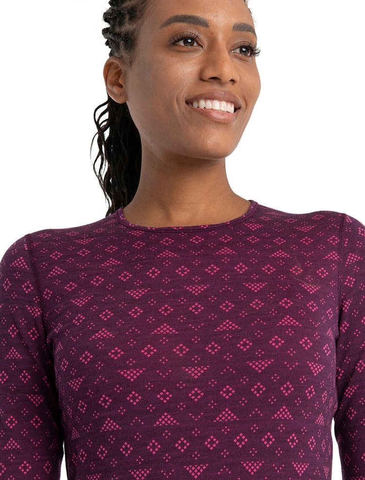 Product gallery image number 6 for product Merino 200 Oasis First Snow Long Sleeve Thermal Top - Women's