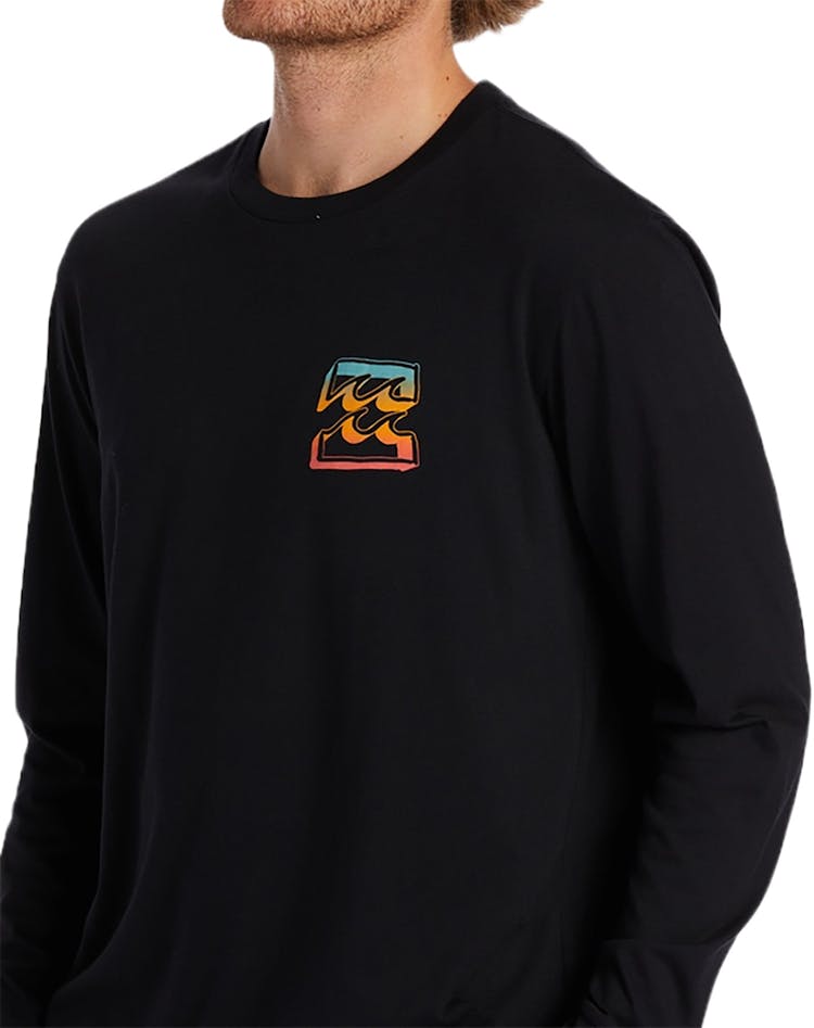 Product gallery image number 6 for product Crayon Wave Long Sleeve T-Shirt - Men's