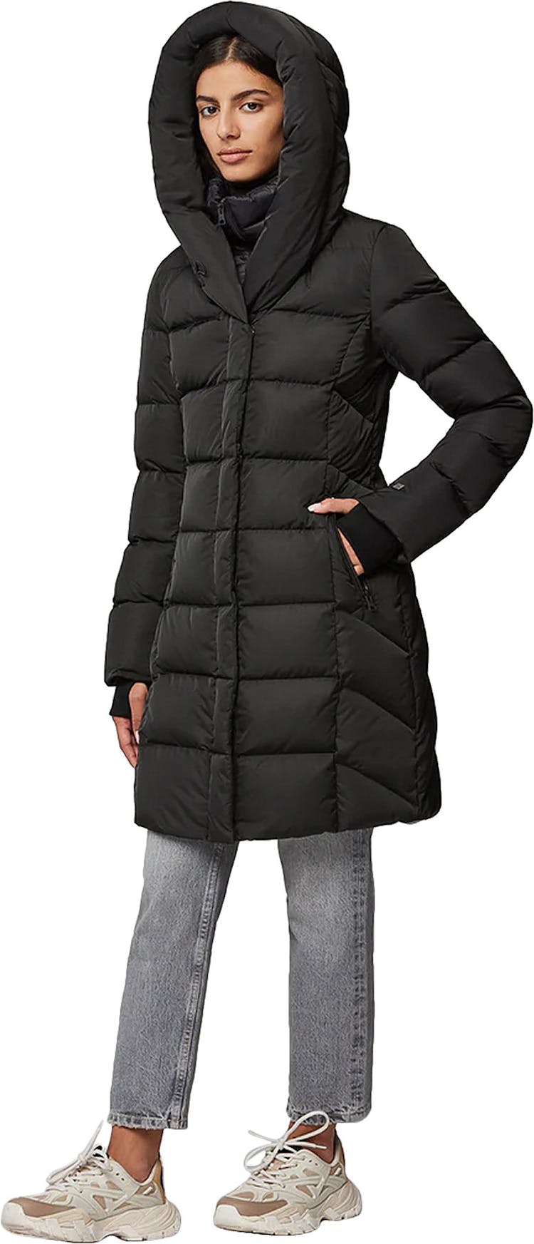 Product gallery image number 4 for product Sonny-TD Slim-Fit Radiant Down Coat with Hood - Women's