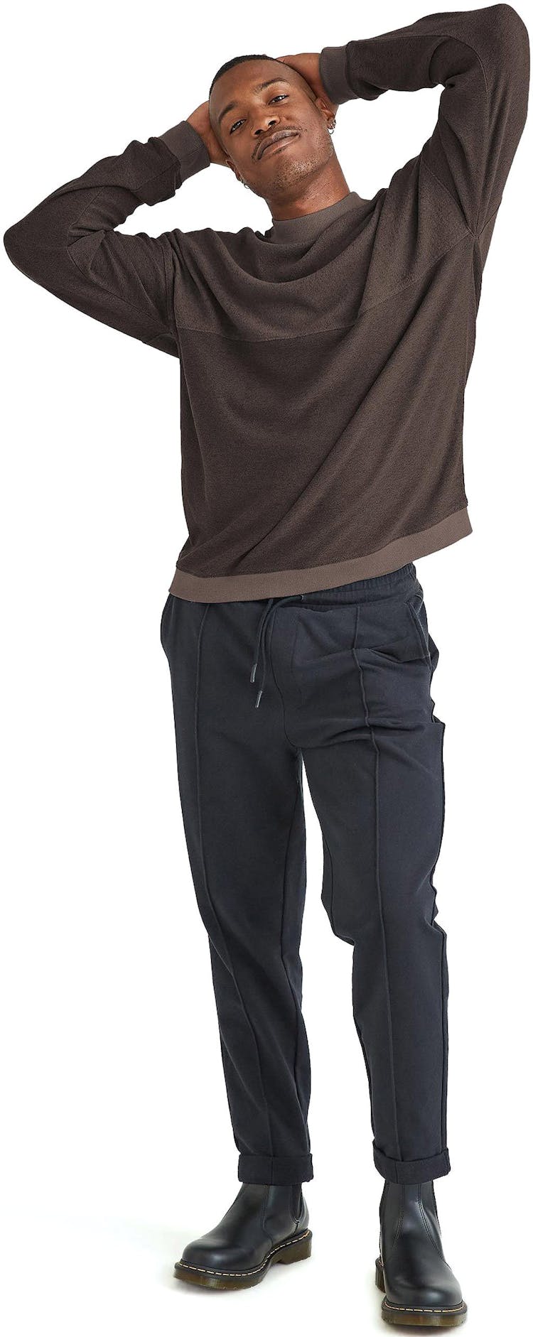 Product gallery image number 2 for product Cozy Knit Long Sleeve Sweater - Men's