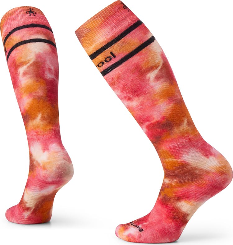 Product gallery image number 1 for product Ski Full Cushion Tie Dye Print OTC Socks - Women's